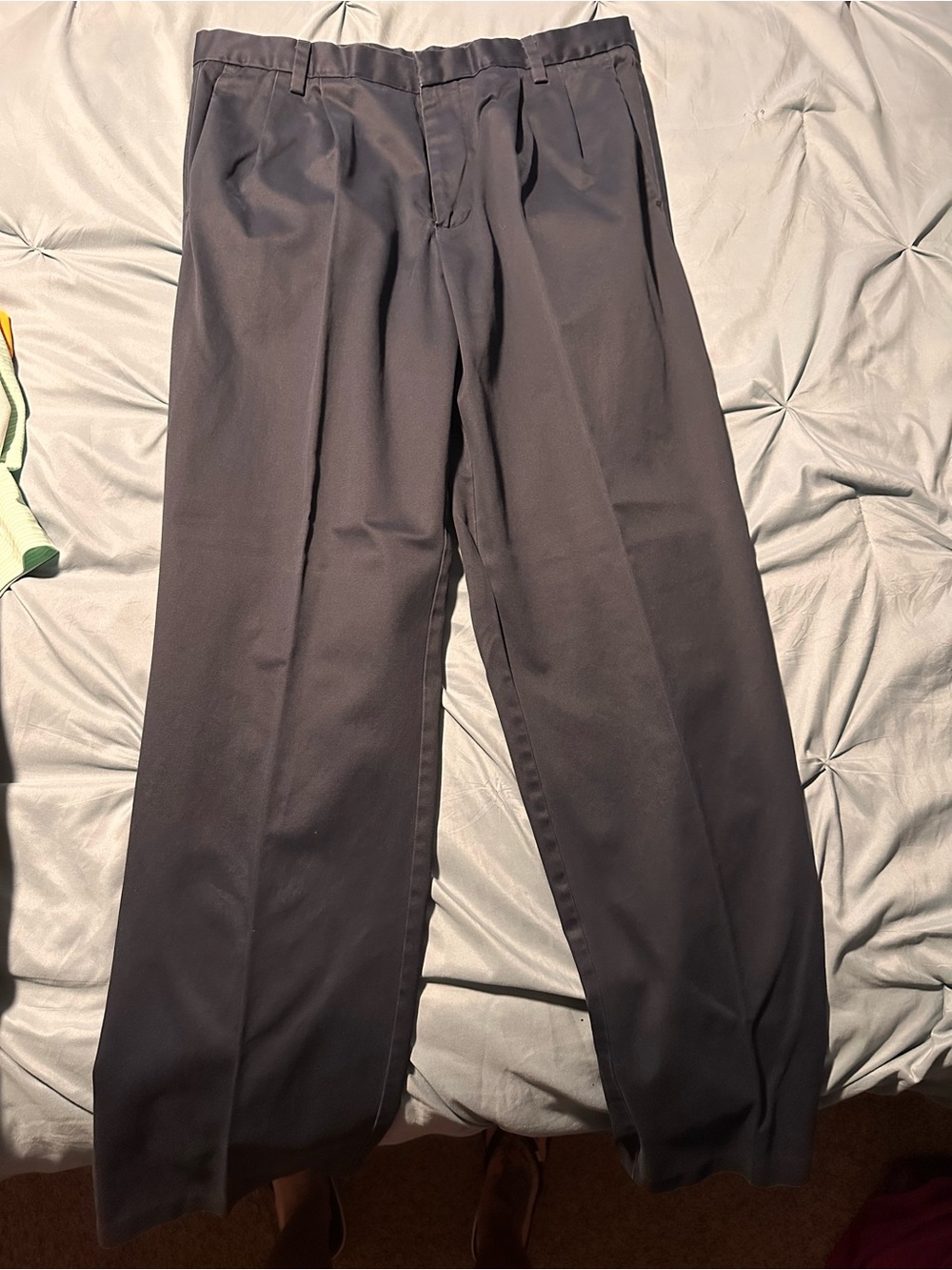 Classic Men's Straight-Leg Dress Pants in Navy